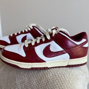 Nike Dunk Low White / Team Red / Coconut Milk - Women's Size 8.5